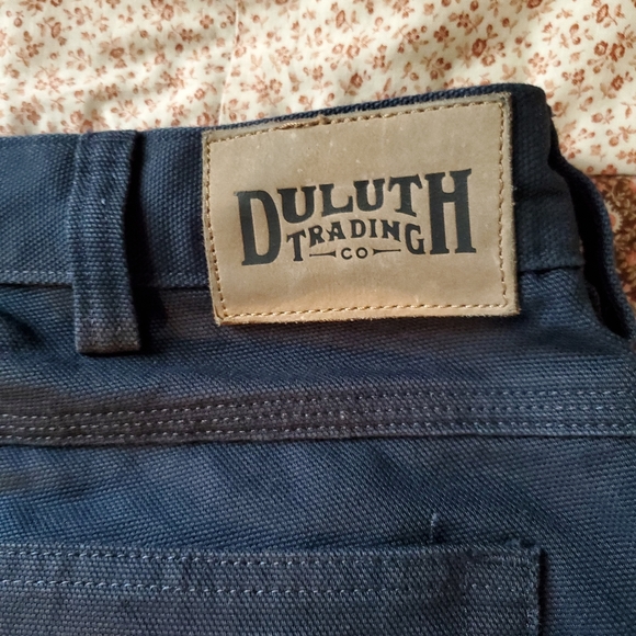 DULUTH TRADING COMPANY Size 38X32 Jeans. Navy. LNPWC. - Picture 3 of 11